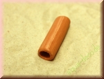 Tonröhre mini terra/weiss ca. 5 cm Länge ca. 1,5 cm Durchmesser